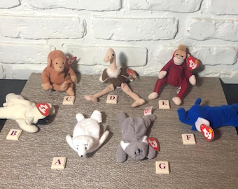 Vtg. McDonald's TY Teenie Beanie Babies 1993