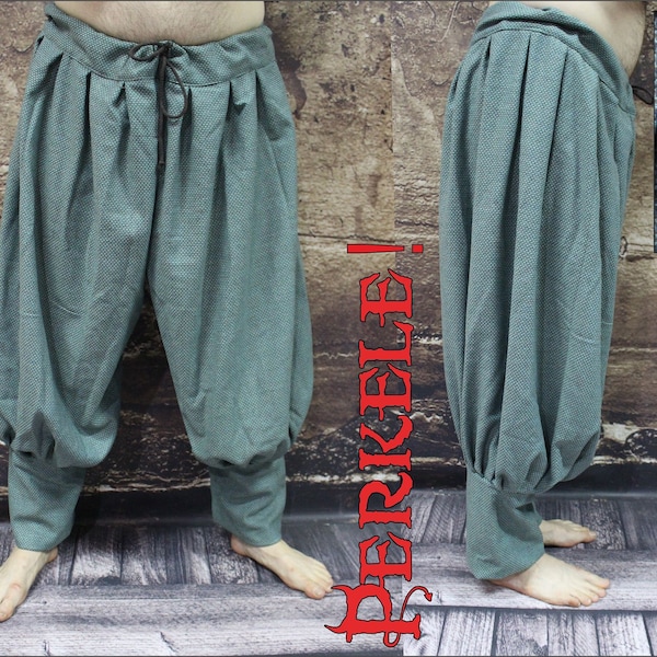 Woolen viking trousers, pants, viking clothes, Hedeby, baggy pants, baggy trpusers