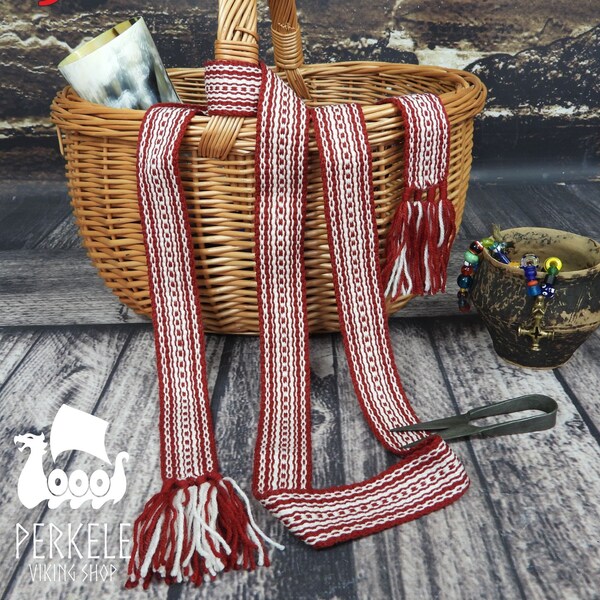 Viking hand woven woolen belt, available 15colors :)