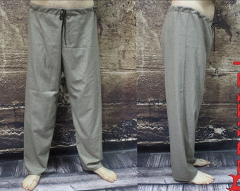 SALE Simple Viking woolen trousers, machine sewn, 90% wool- thin wool.