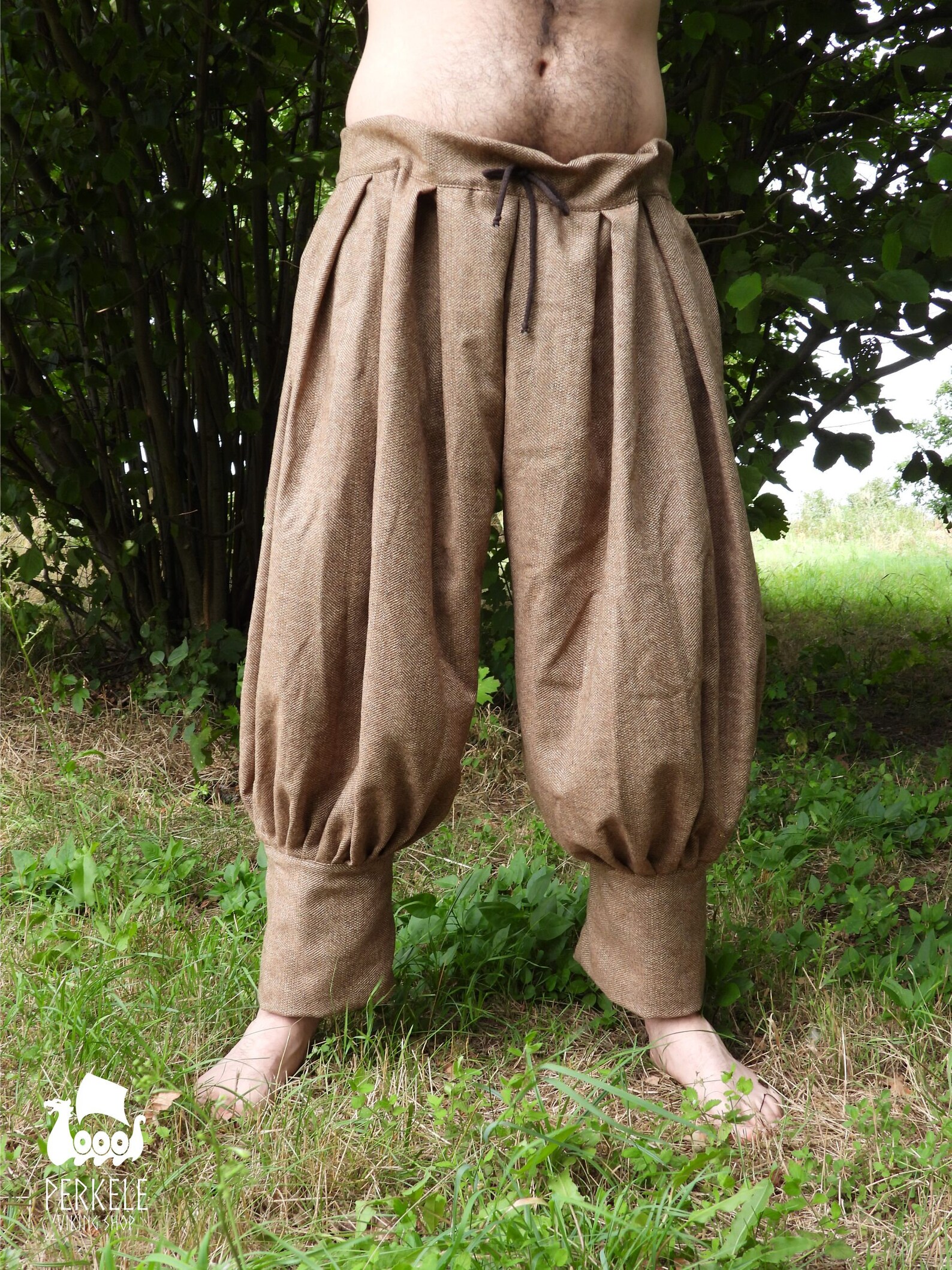 Woolen Viking Trousers Pants Viking Clothes Hedeby Baggy Etsy