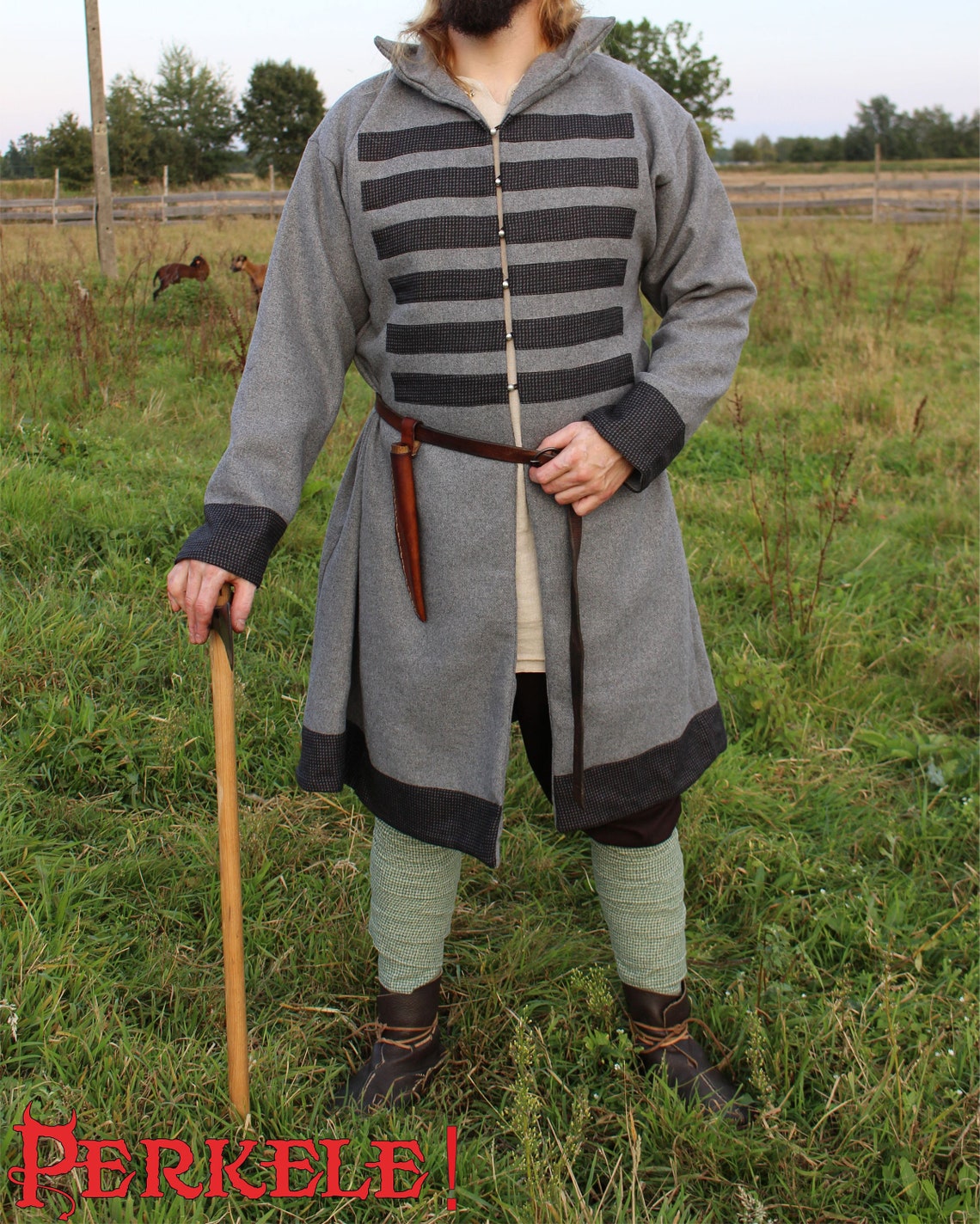 Viking Kaftan Coat Early Medieval Historical Reconstruction - Etsy
