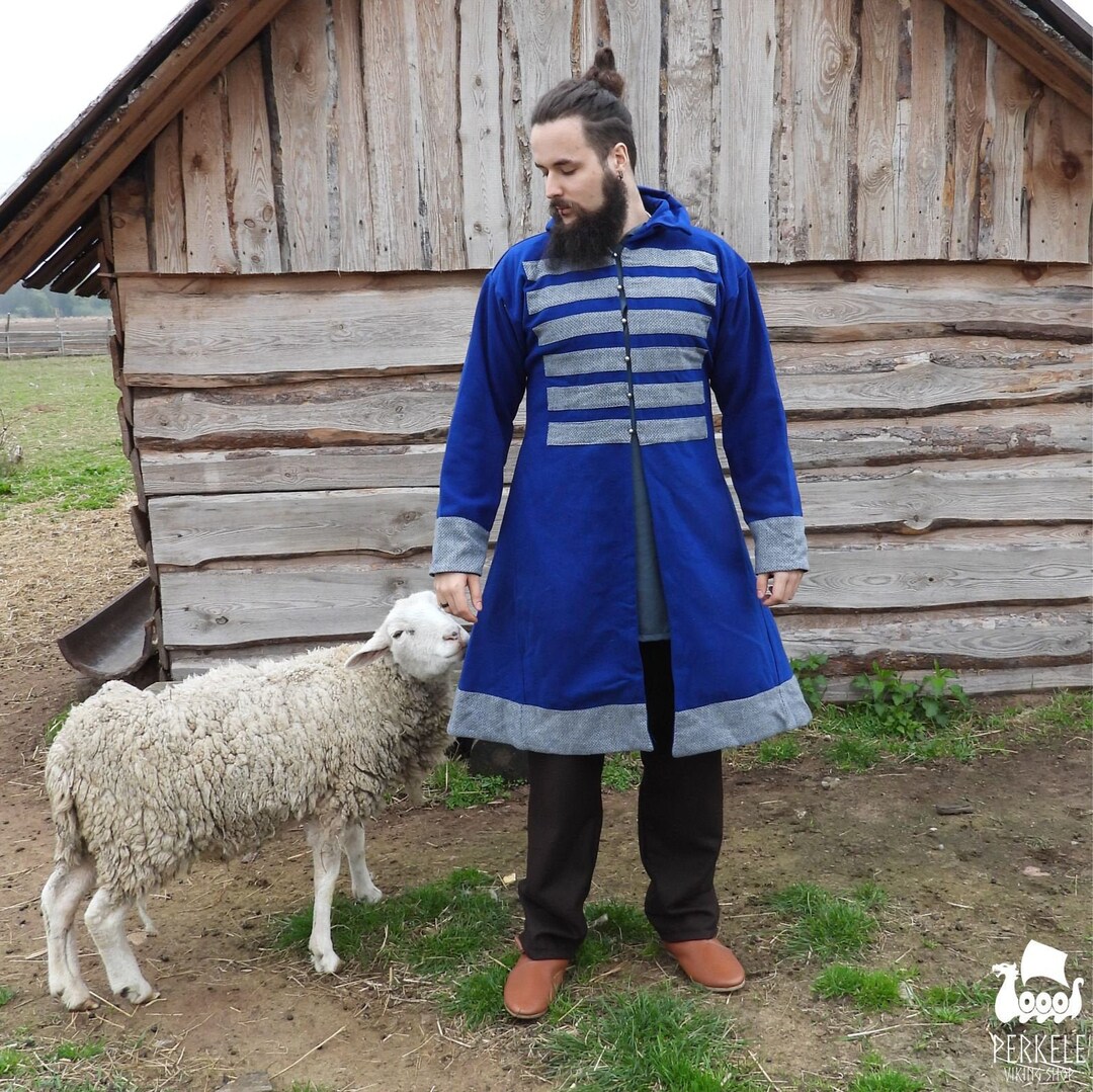 Viking Caftan Coat Early Medieval Historical Reconstruction - Etsy
