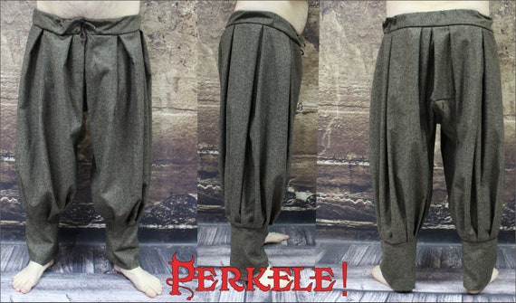 Woolen Viking Trousers, Pants, Viking Clothes, Hedeby 