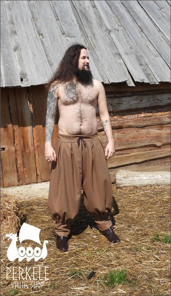 100% Wool Viking Trousers Pants Viking 