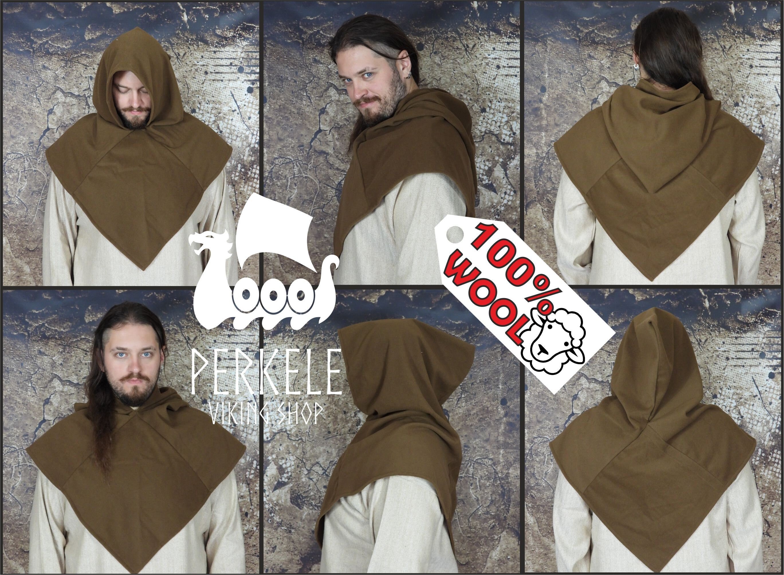 Viking wool hoodie sale