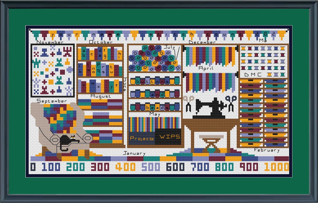 Craftroom Stitchcount SAL PDF Pattern - Etsy