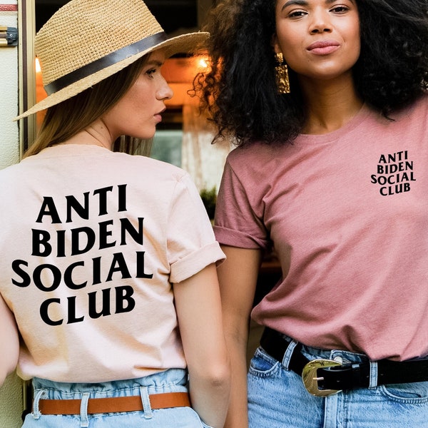 Anti Biden Social Club Shirt, Republican T-shirt, Conservative Shirt, Political Humor Shirt, Impeach Biden Tee, FJB Shirt,