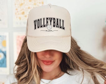 Volleyball Mom Trucker Hat, Snapback