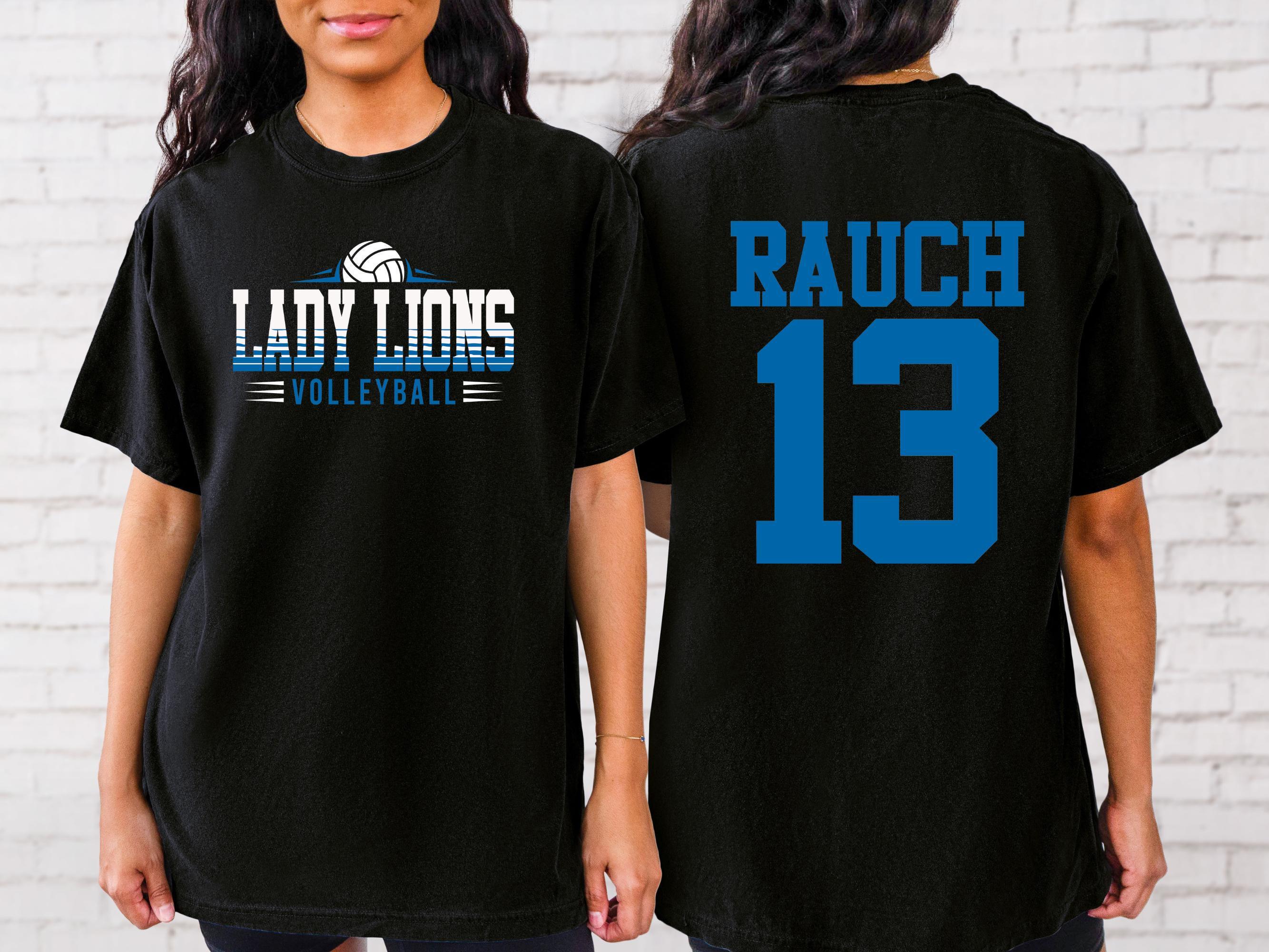 Personalized Volleyball Team Shirt: Comfort Colors Mom Tee