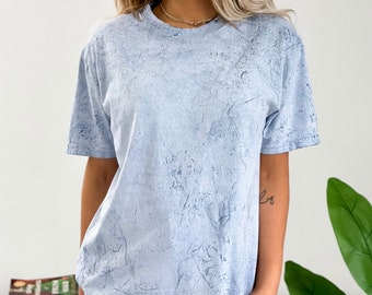 Comfort Colors Tie Dye T-shirt Blank 1745 Shirt Unisex Boho Style Garment Dyed Heavyweight Shirt, 100% Cotton