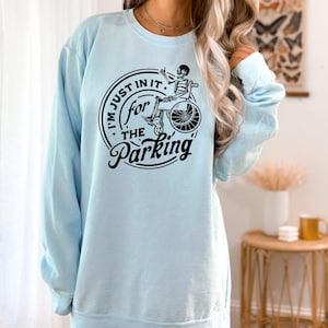 I&#39;m Just In It For The Parking T-shirt, Disability Shirt, Funny Gifts Birthday, Wheelchair Humor, Gifts For Disabled
