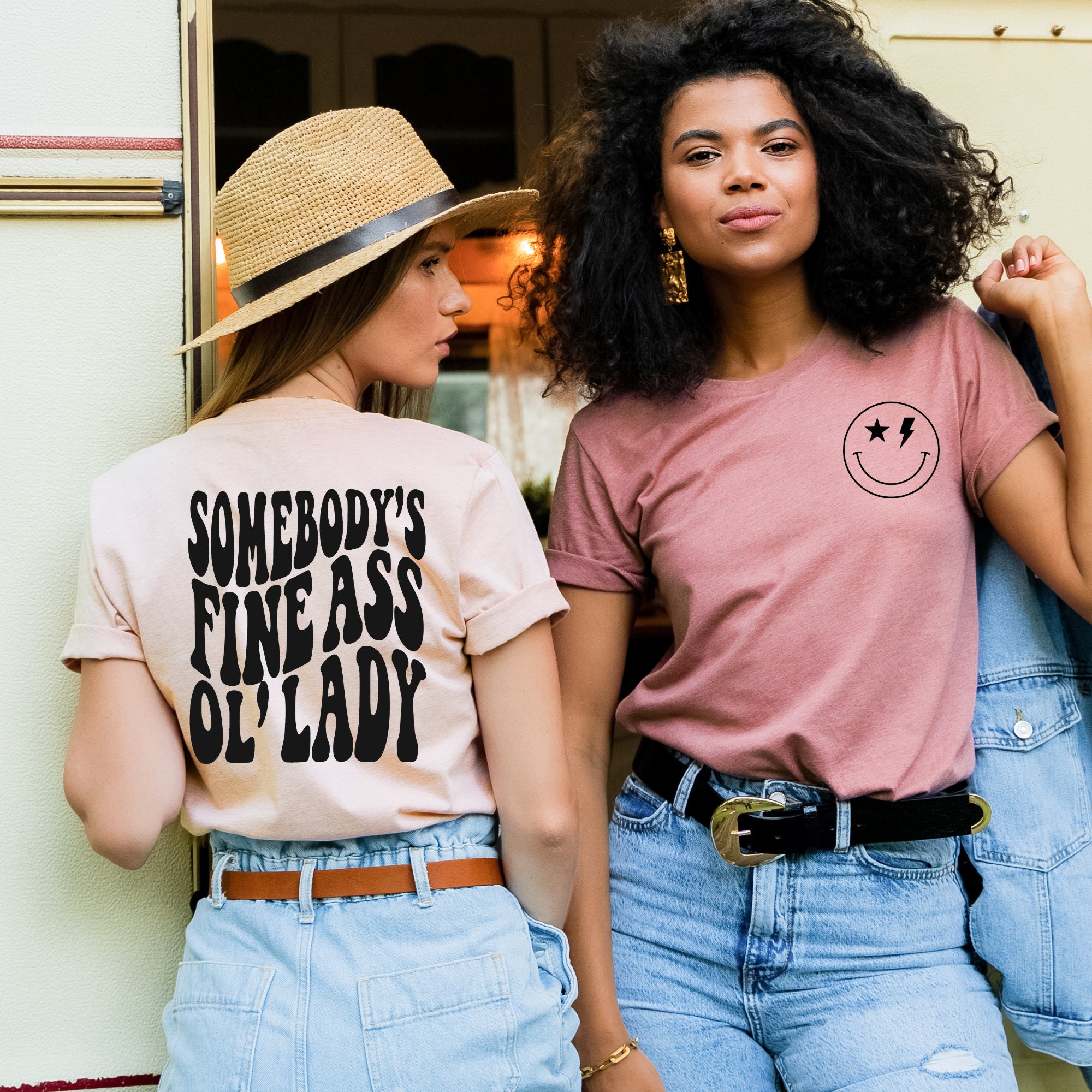 Somebodys Fine Ass Ol' Lady Shirt Somebodys Fine as Etsy