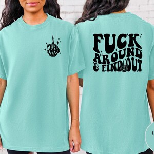 Funny Skeleton Hand T-Shirt: Retro Meme Pun Humor