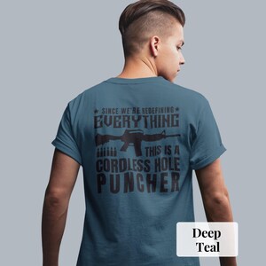 Cordless Hole Puncher T-Shirt: Political Freedom Shirt image 2