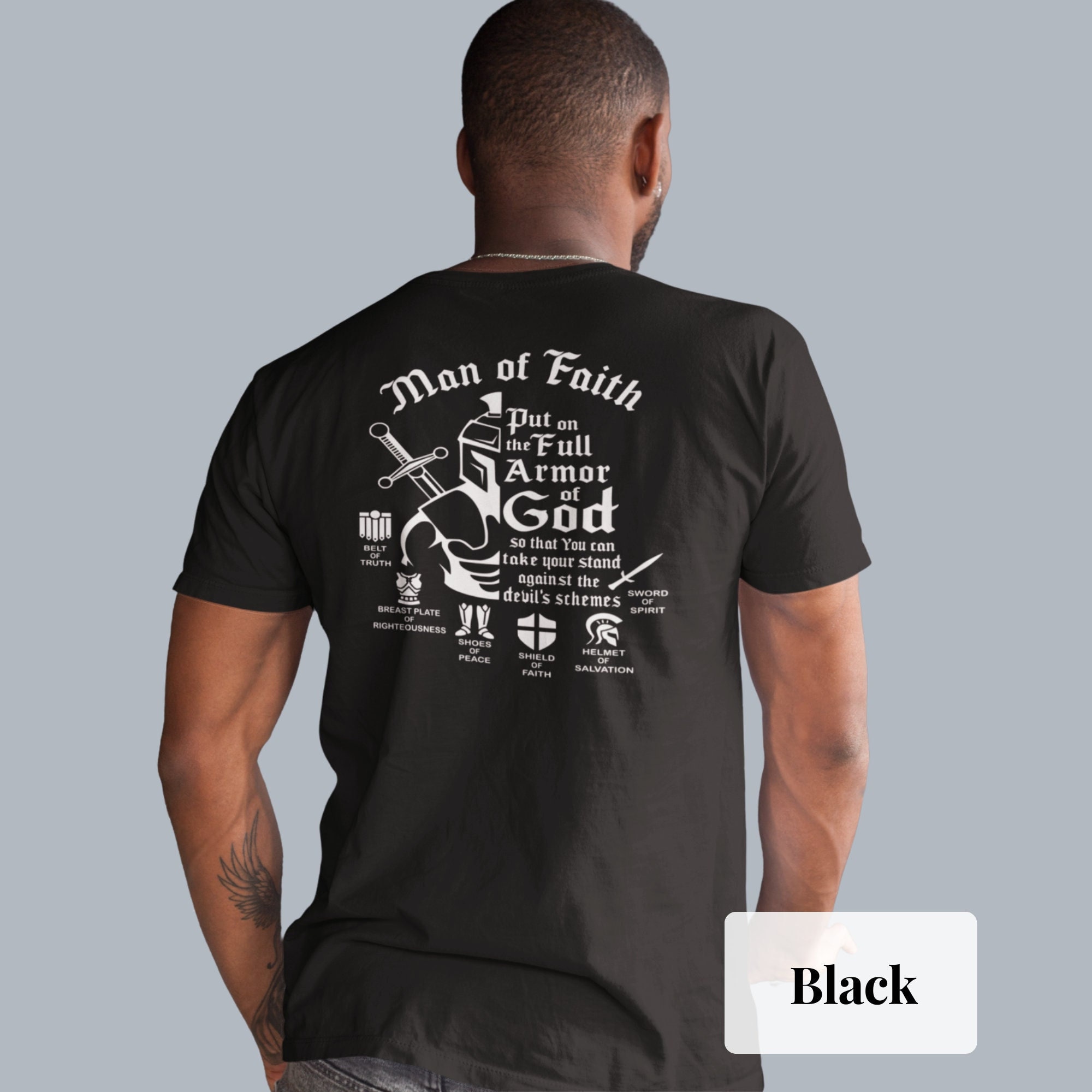 Armor of God Shirt Christian Shirts for Men Religious Etsy