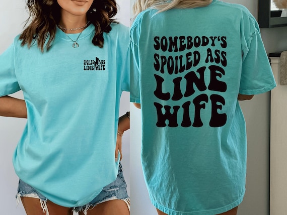 Lineman Wife Comfort Colors Shirt: Oversized Linewife Tee
