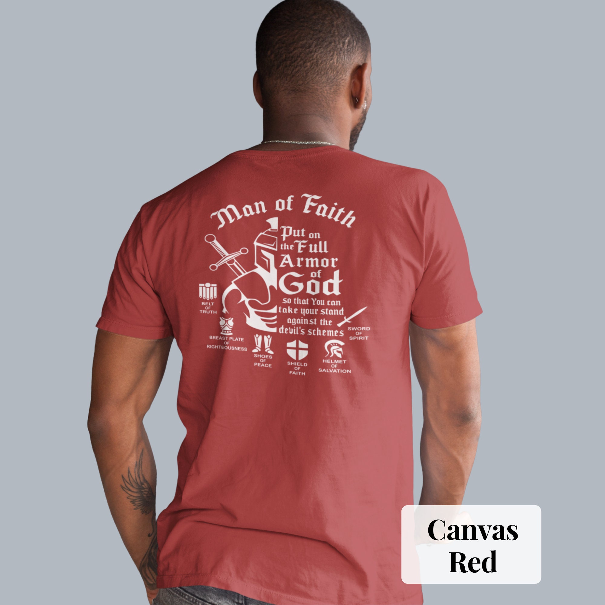 Armor of God Shirt Christian Shirts for Men Religious Etsy