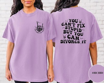 Funny Divorce Comfort Colors T-Shirt: Lawyer Gift Apparel