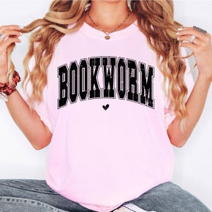 Bookworm Comfort Colors T-Shirt: Book Club Gift
