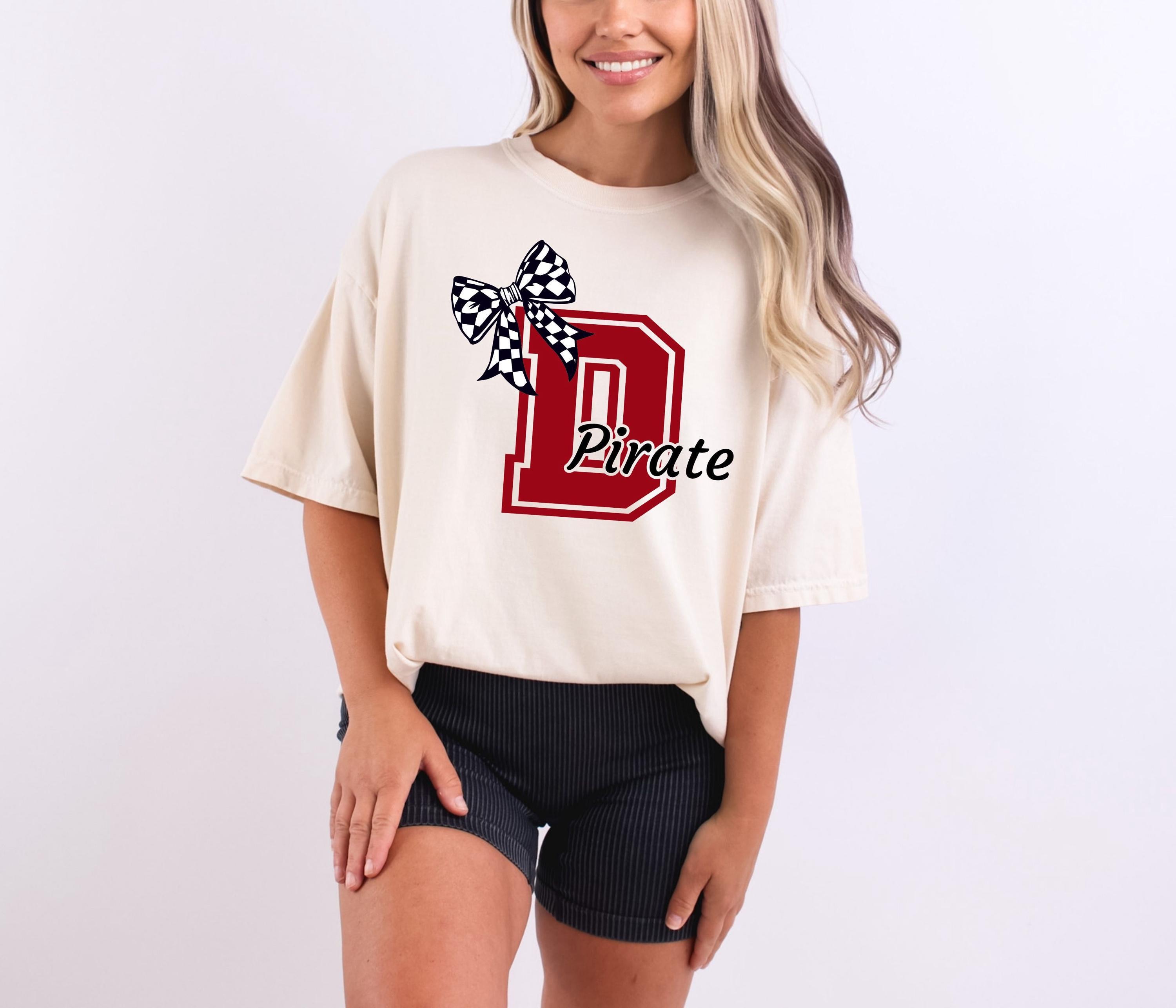 Checkered Coquette Bow School Spirit Shirt: Wildcats Game Day