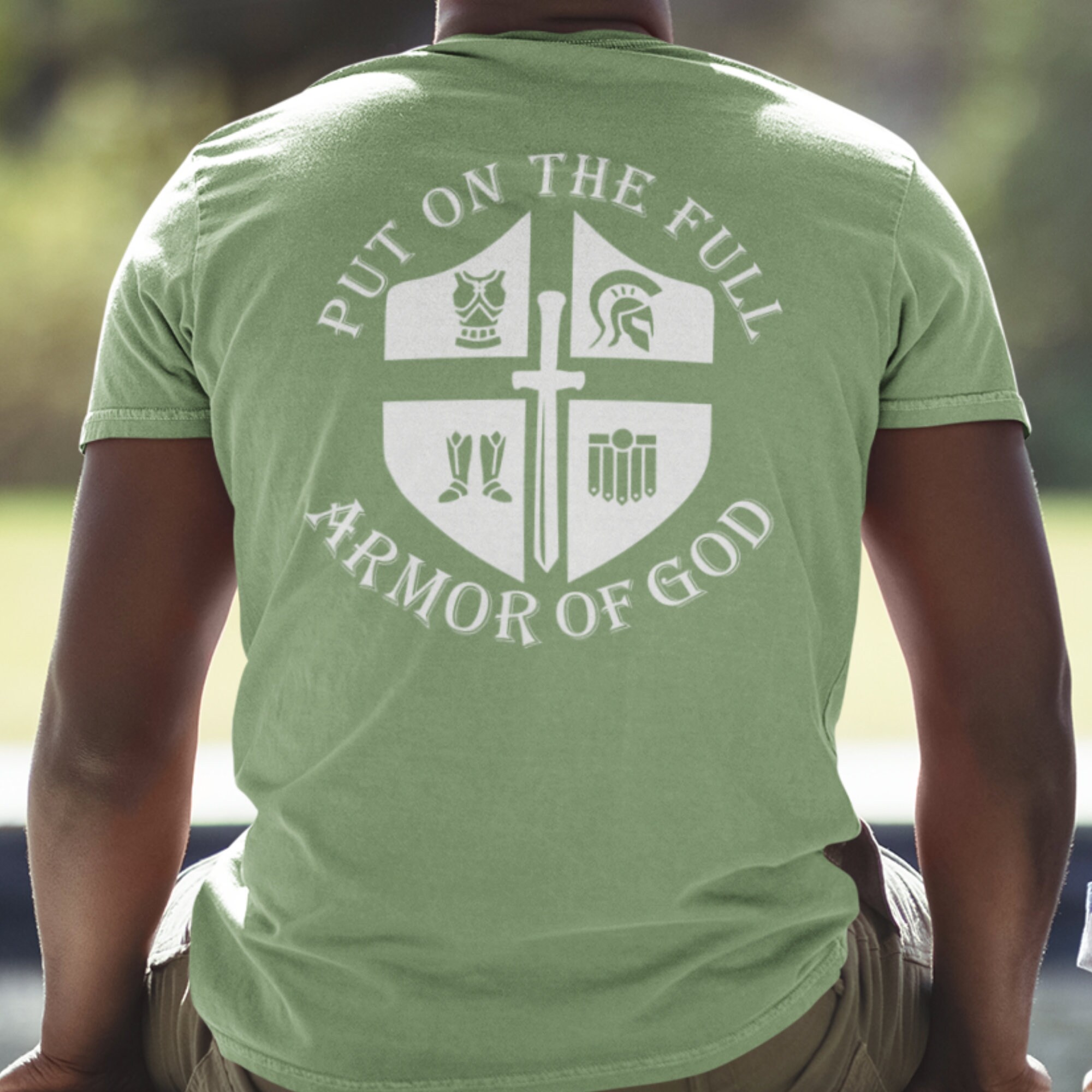 Put on The Full Armor of God Shirt Ephesians Shirt Knight Etsy
