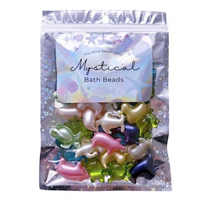 Animal Party Mix - 32 Pieces - Mystical Bath Oil Beads Pearls Gift for Mom Sister Friend