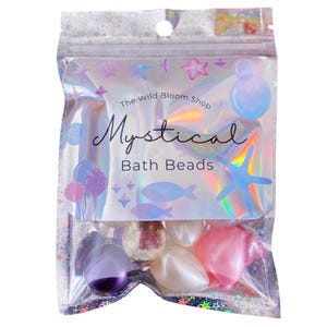 Mini Pearl Mix - 12 Pieces  - Different varieties - Mystical Bath Oil Beads Pearls Gift for Mom Sister Friend