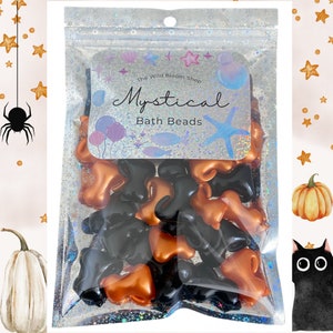 Imperfect Mystic Cats - 30 Pieces - Mystical Bath Oil Beads Pearls Gift for Mom Sister Friend