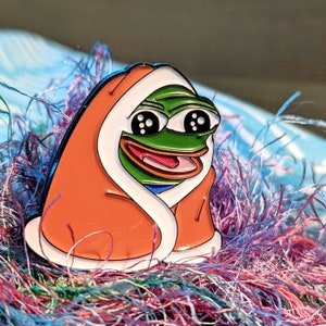 PeepoBlanket | PeepoCozy Twitch Emote | Enamel Pin