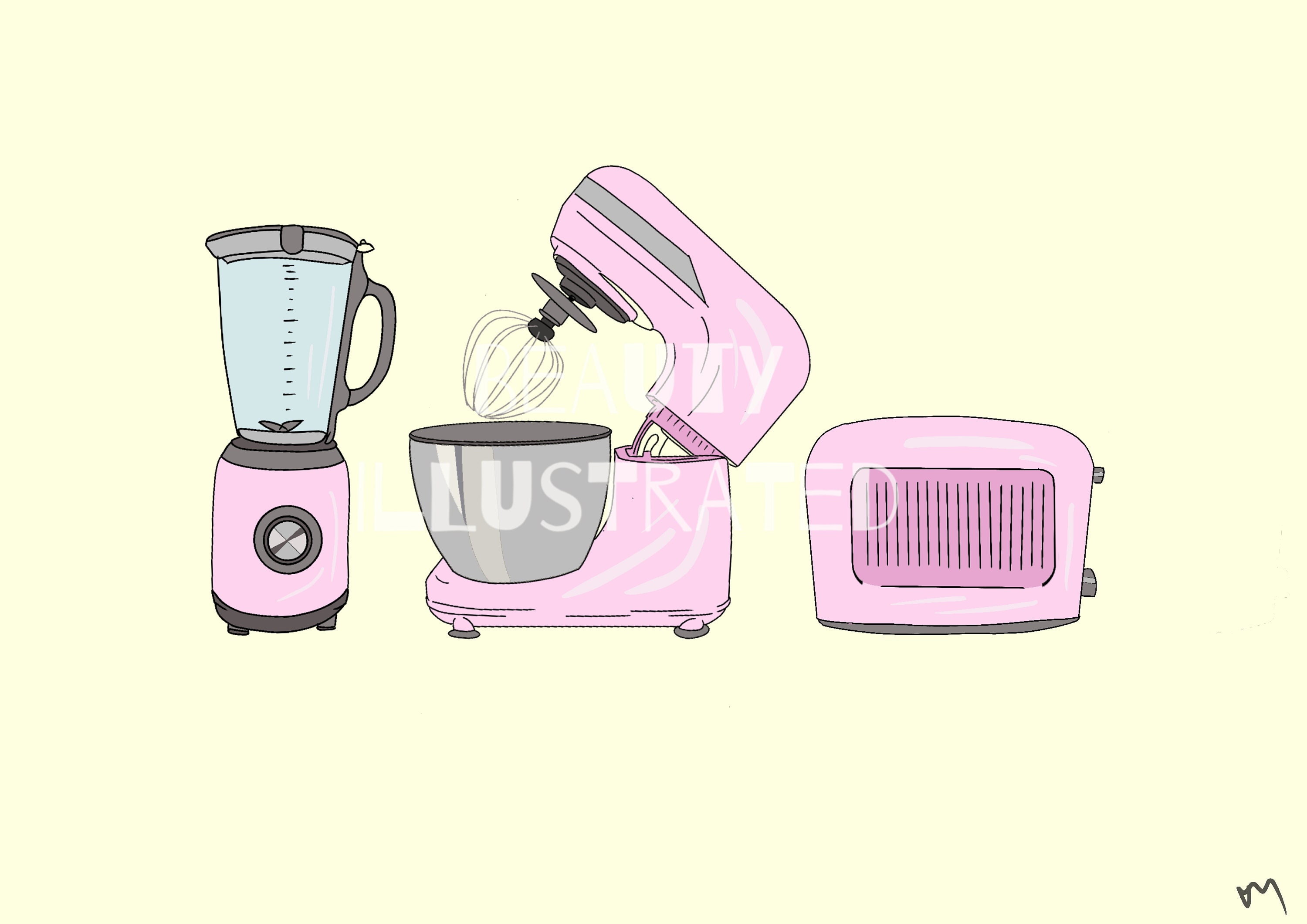 Pastel Kitchen Appliances Etsy