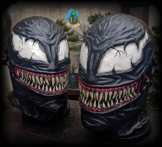 Máscara Venom de latex Spiderman Carnage symbiote - Etsy España