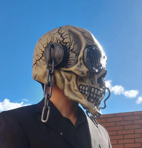 ヴィック・ラトルヘッド・マスク、メガデス、頭囲57cm以下用 - Etsy 日本