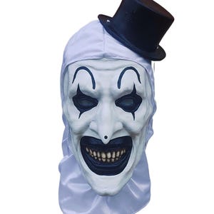 Terrifier latex mask, art the clown