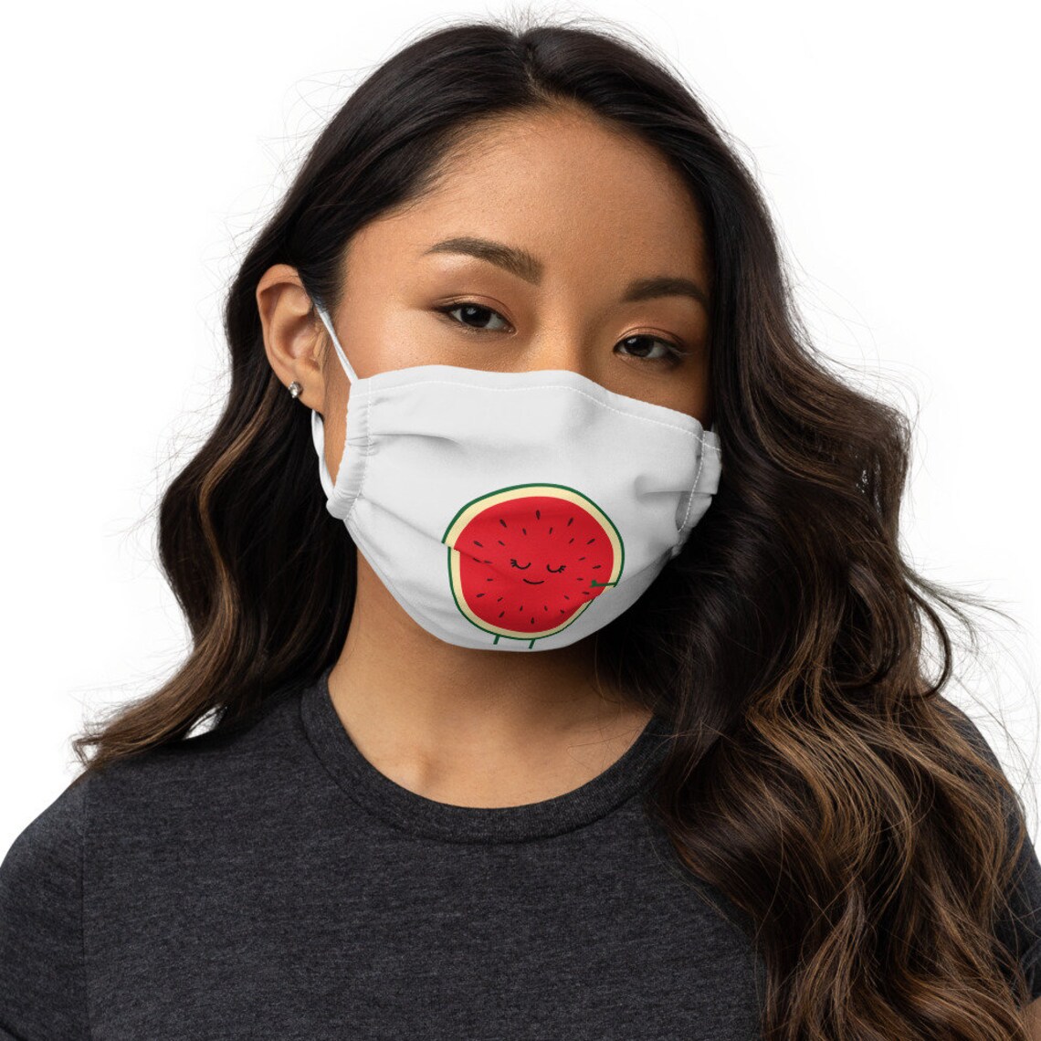 Melon Food Mask Melon Face Mask Melon Lover Face Mask Eat Etsy