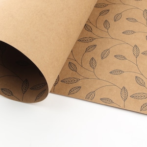 Design carta tex lavabile Kraft, pelle vegana, Snappap, tessuto impermeabile, dimensione da 75cmx100cm (29,5"x 39,4")