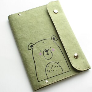 Couverture design pour carnet de santé en papier kraft tex lavable, cadeau parfait pour bébé et maman