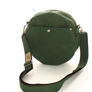 Borsa alla moda ADELA di Kraft Tex, pelle vegana, carta lavabile, snappap, carta kraft lavabile, borsa a tracolla