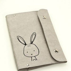 Design cover for the health book from washable Kraft tex paper, perfect gift for baby and mum