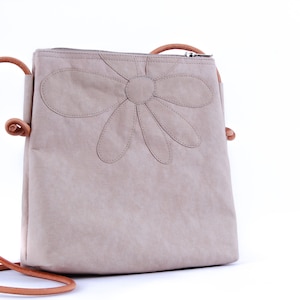 Sac à main original VIOLA en papier Kraft tex, cuir vegan, papier lavable, snappap, petit sac pour tous les jours