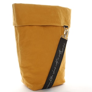 Shopper Martina aux couleurs fantastiques, sac en cuir végétalien, matériau écologique, Kraft Tex, papier lavable, snappap, sac en papier de toilette