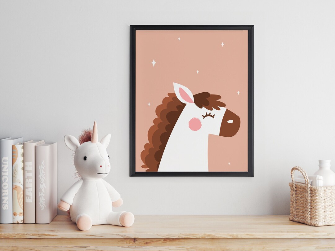 Unicorn Wall Art Unicorn Wall Decor Nursery Decor Unicorn Prints for Girls Bedroom Pictures for ...