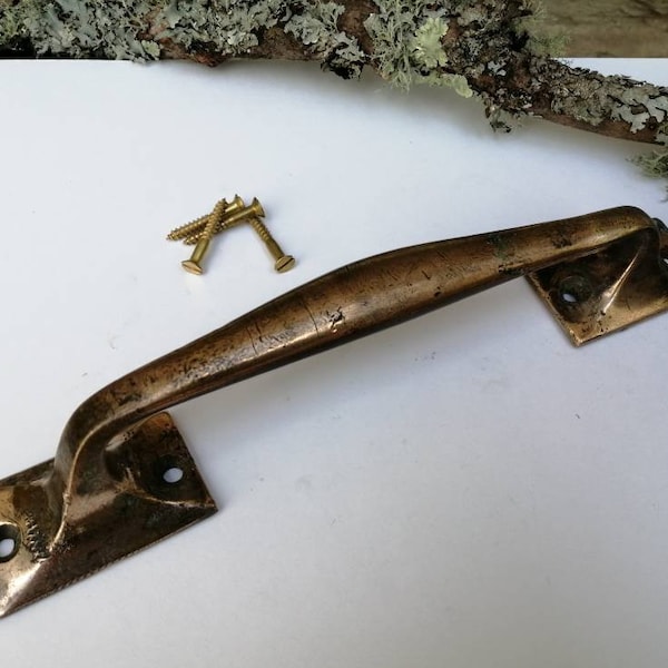 Antique Brass Pull Handles Etsy UK