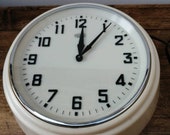 Rare Superb Art Deco Bakelite Wall Clock - by Metamec, Original Box, Looks Unused