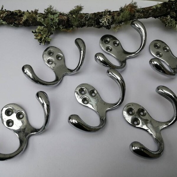 Brushed Brass Coat Hooks Etsy UK