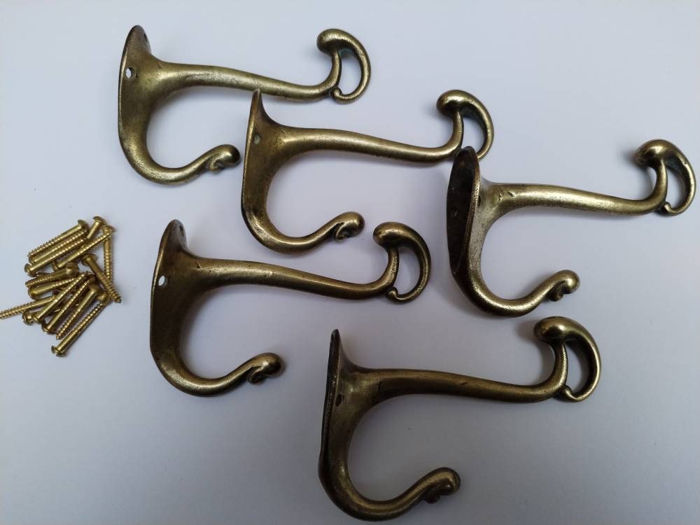 Antique Brass Hook -  UK