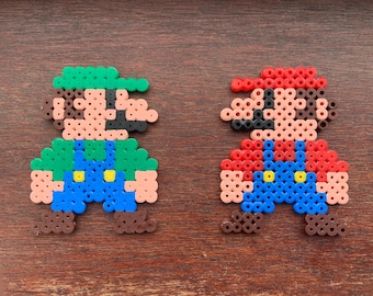 Mario och Luigi Hama Pärlor