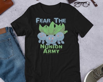 Rädsla för Nunionarmén Svart unisex t-shirt