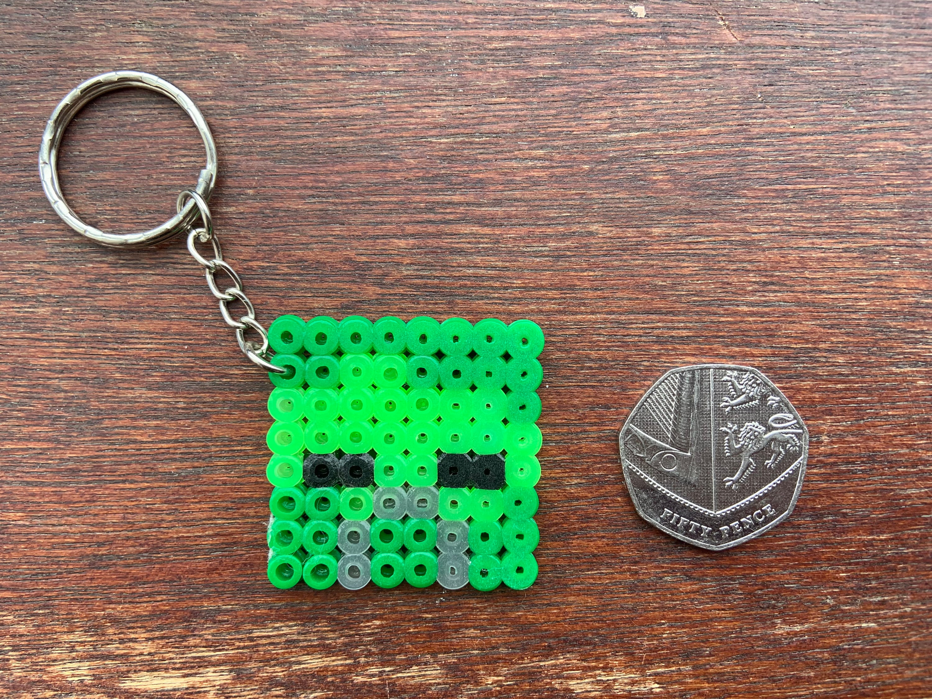 Minecraft Zombie Keyring - Etsy