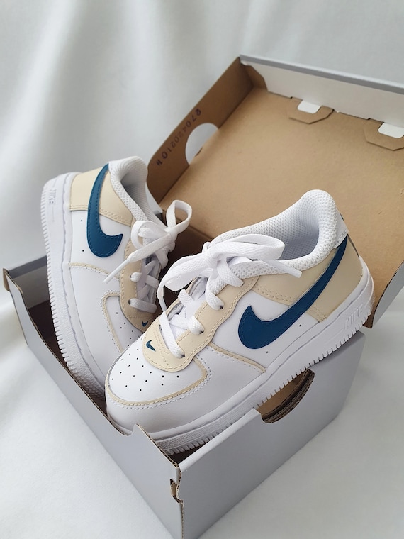 Nike Air Force 1 'Beige&azul' NIÑO -  España